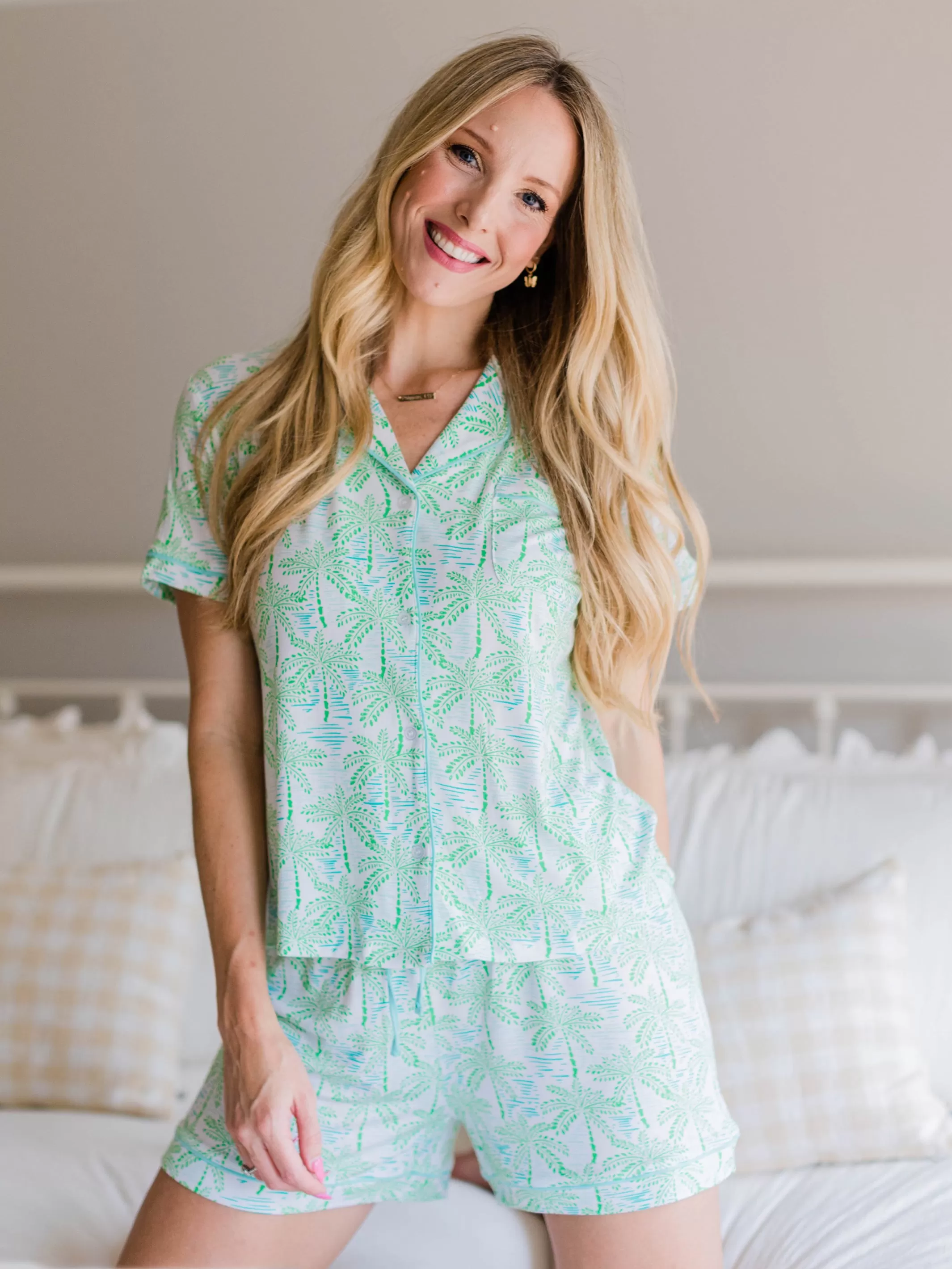 FINAL SALE - Charlotte Shorts Set | Palm Breeze