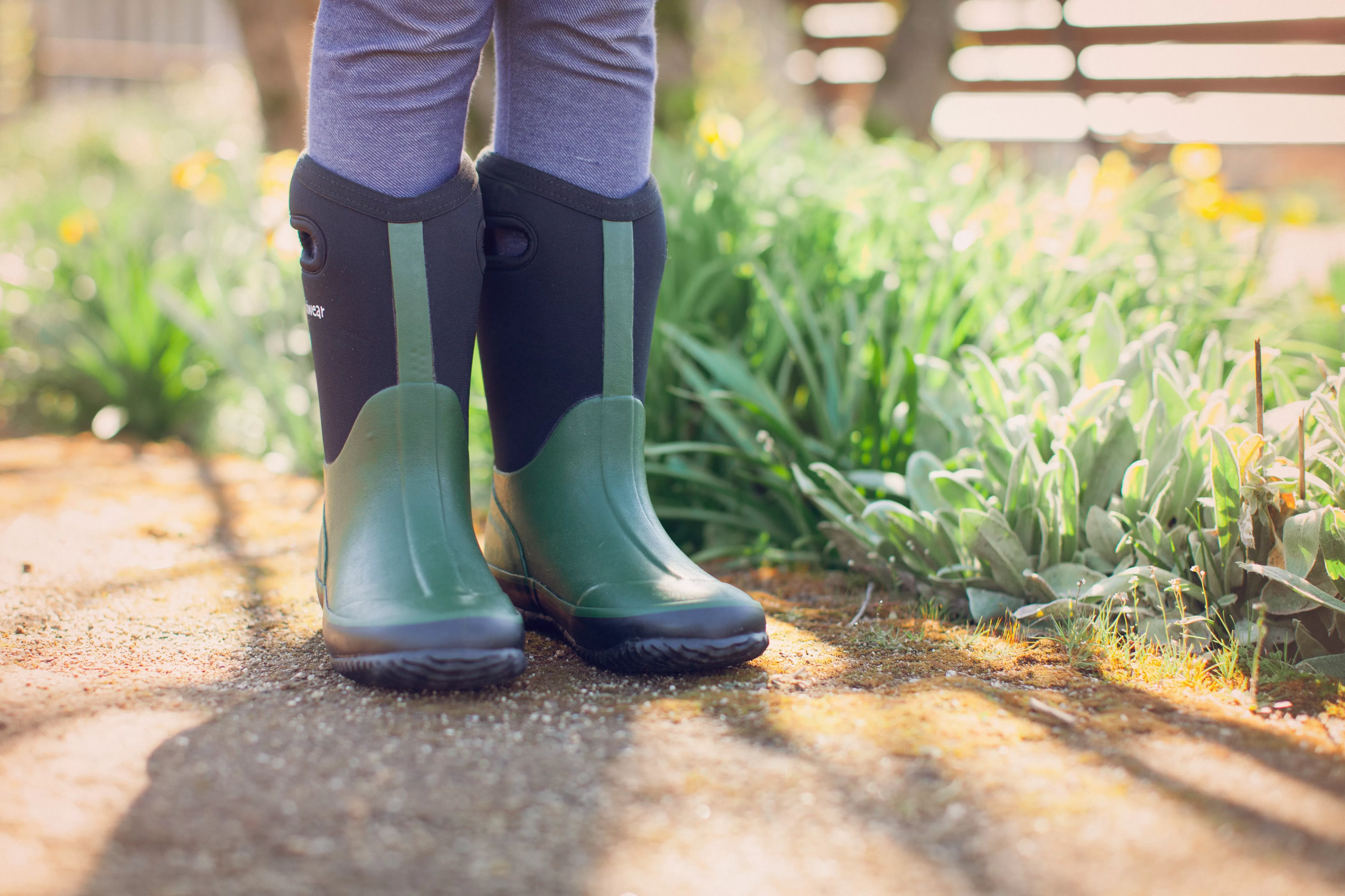 Forest Green Neoprene Rain/Snow Boots