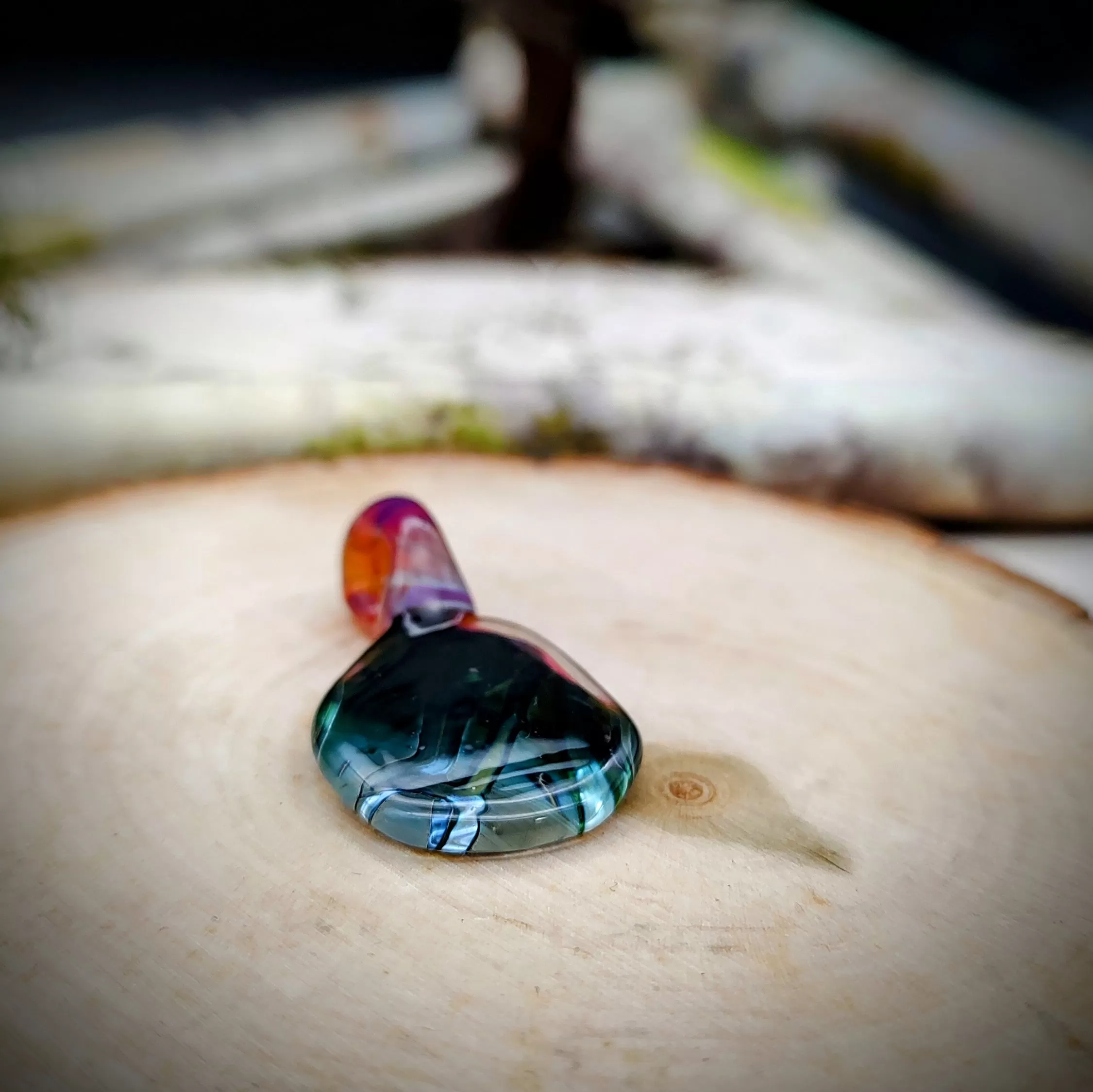 Fumed Askew Pendant (Ready To Ship)