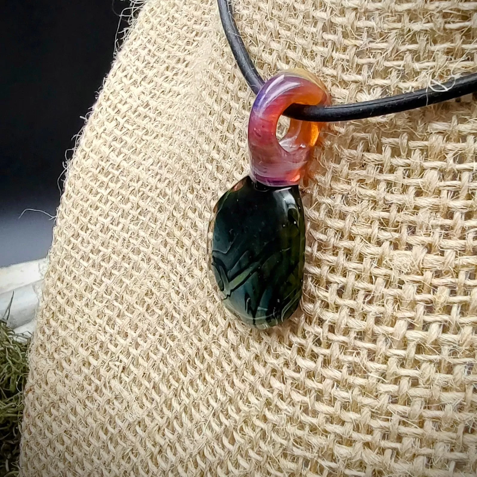 Fumed Askew Pendant (Ready To Ship)