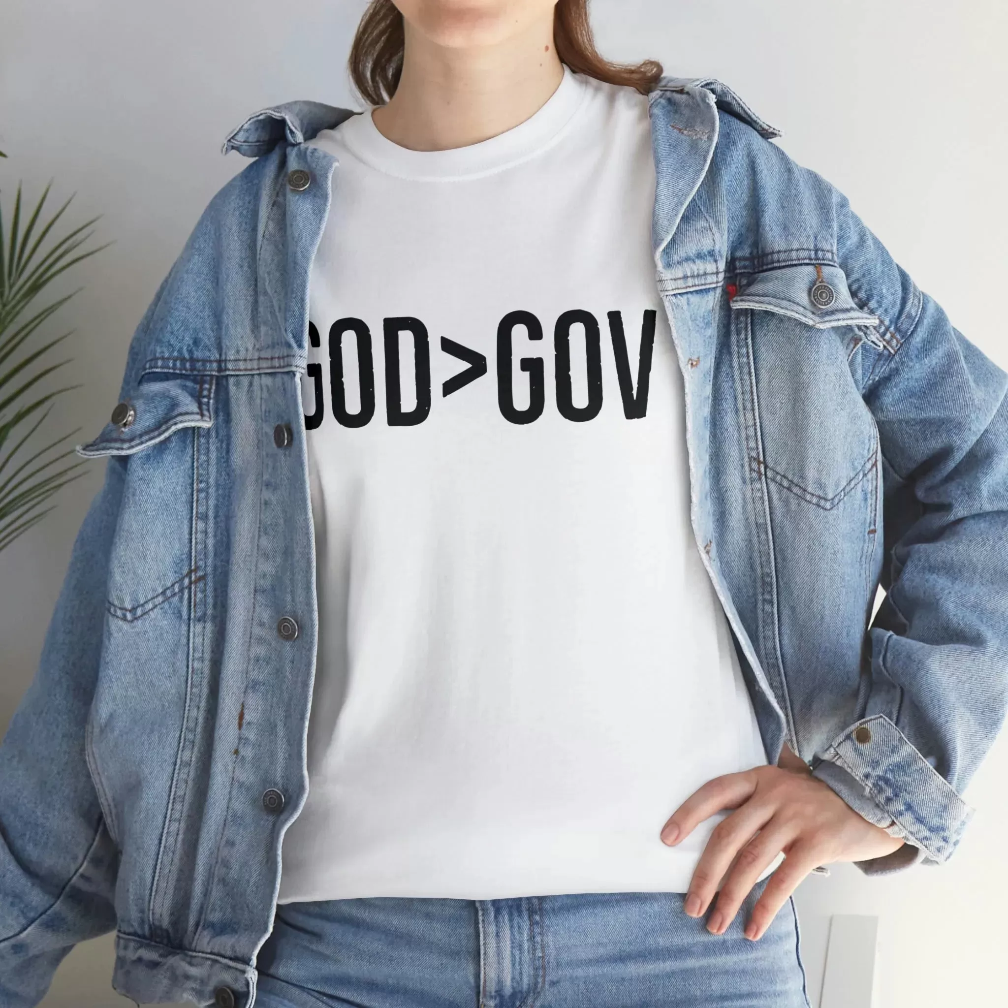 God>Gov Unisex Heavy Cotton Tee