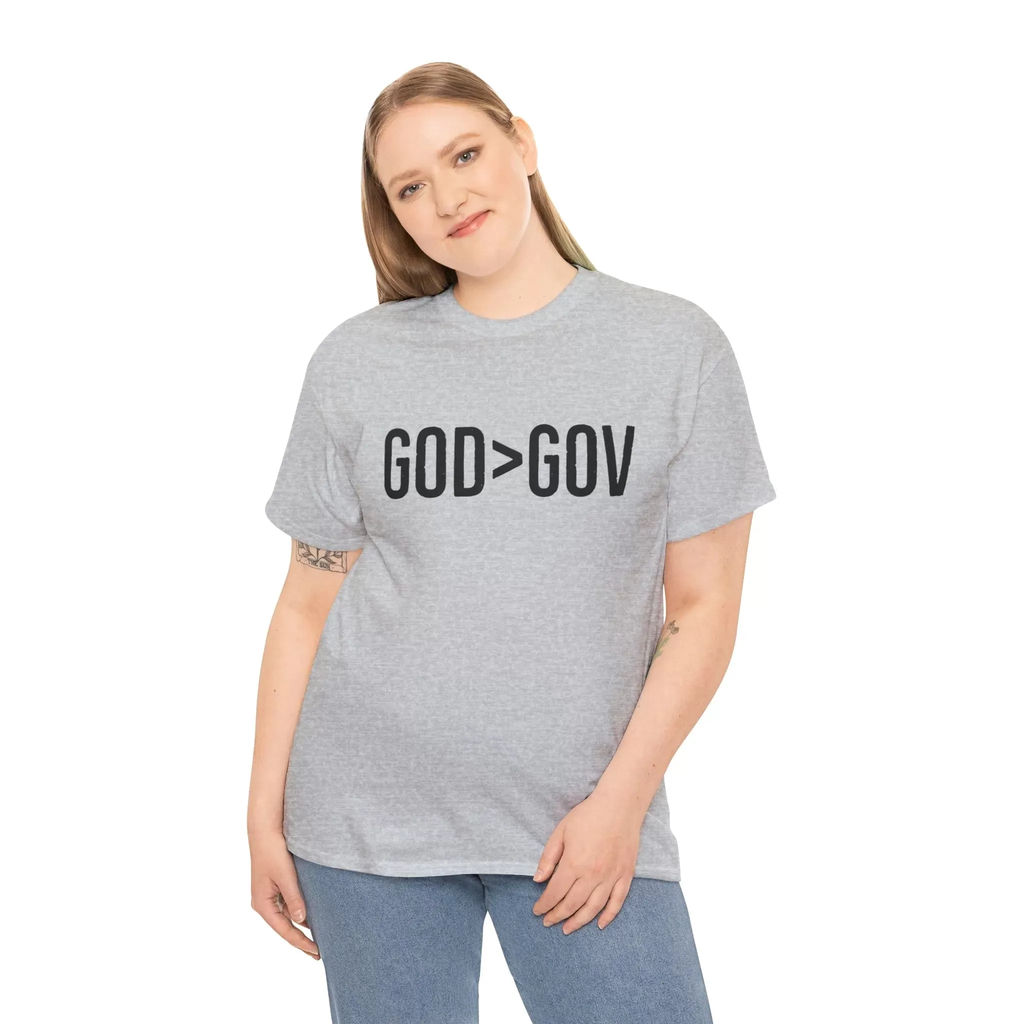 God>Gov Unisex Heavy Cotton Tee