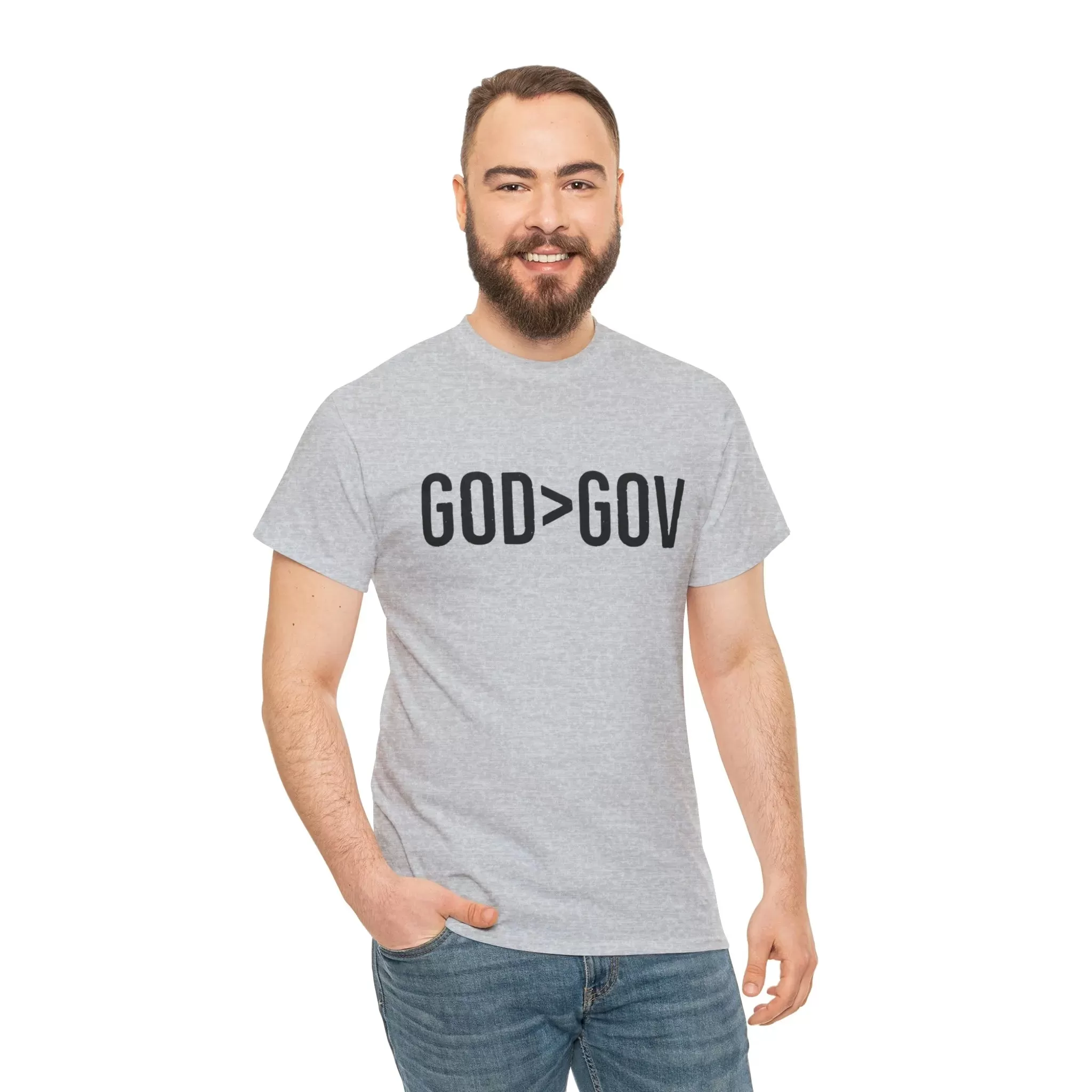 God>Gov Unisex Heavy Cotton Tee