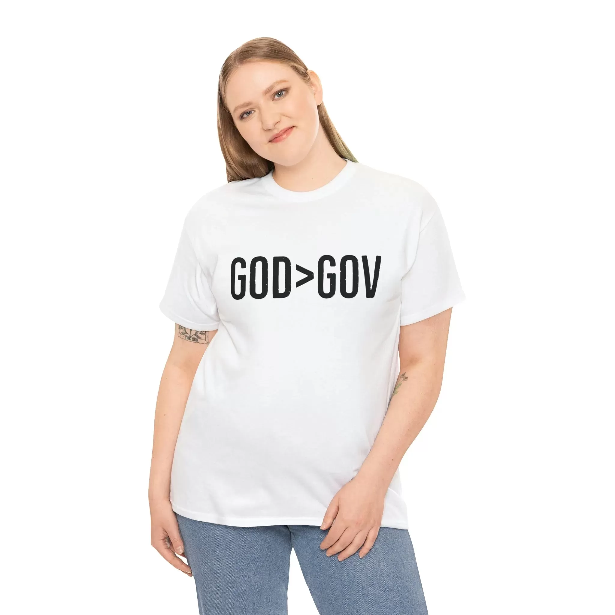 God>Gov Unisex Heavy Cotton Tee