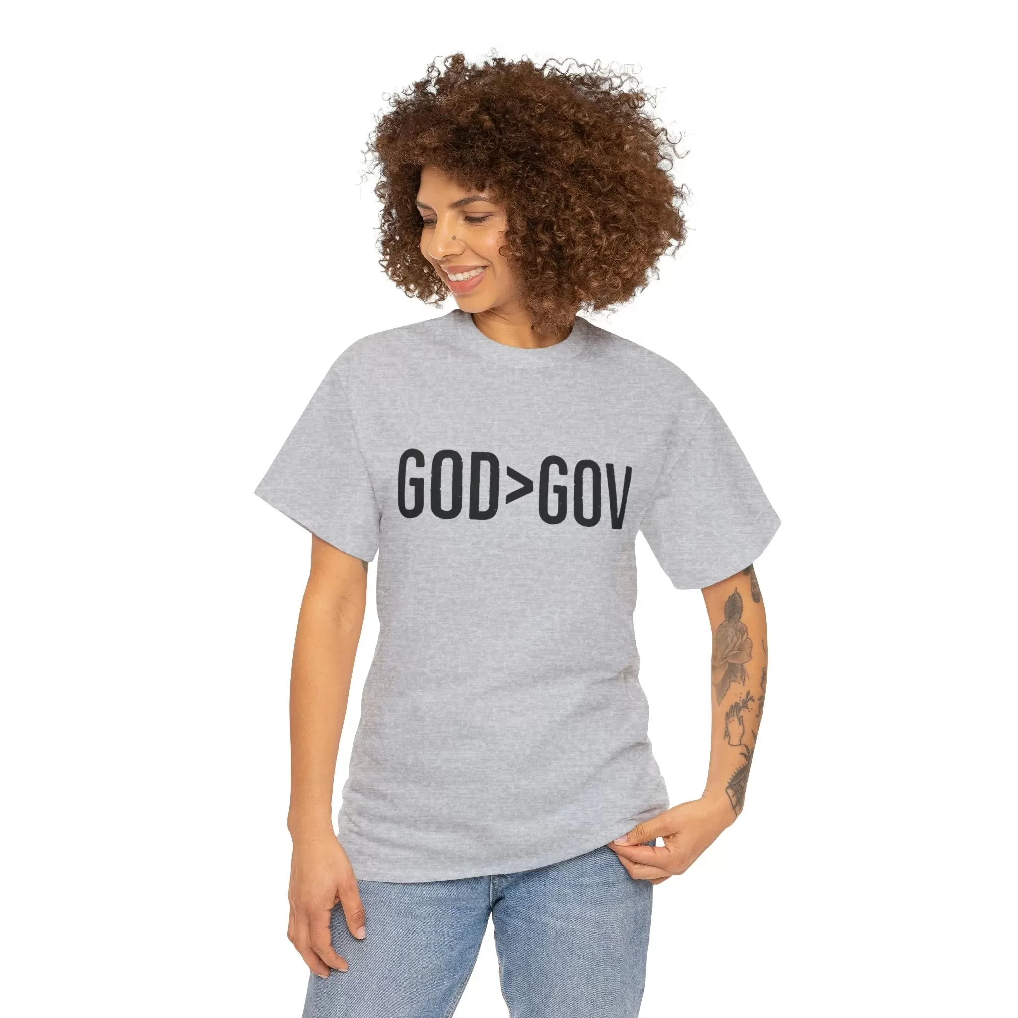 God>Gov Unisex Heavy Cotton Tee