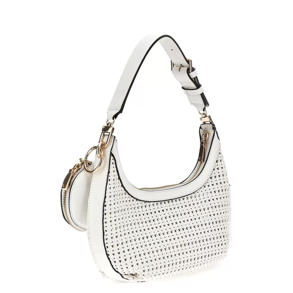 GUESS EMELDA WOVEN CROSSBODY BAG   COLOURS