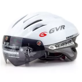 GVR 203V Solid Adult Helmet - White