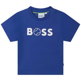 Hugo Boss Baby Tennis T-shirt w/Logo _Blue J05A01-79B