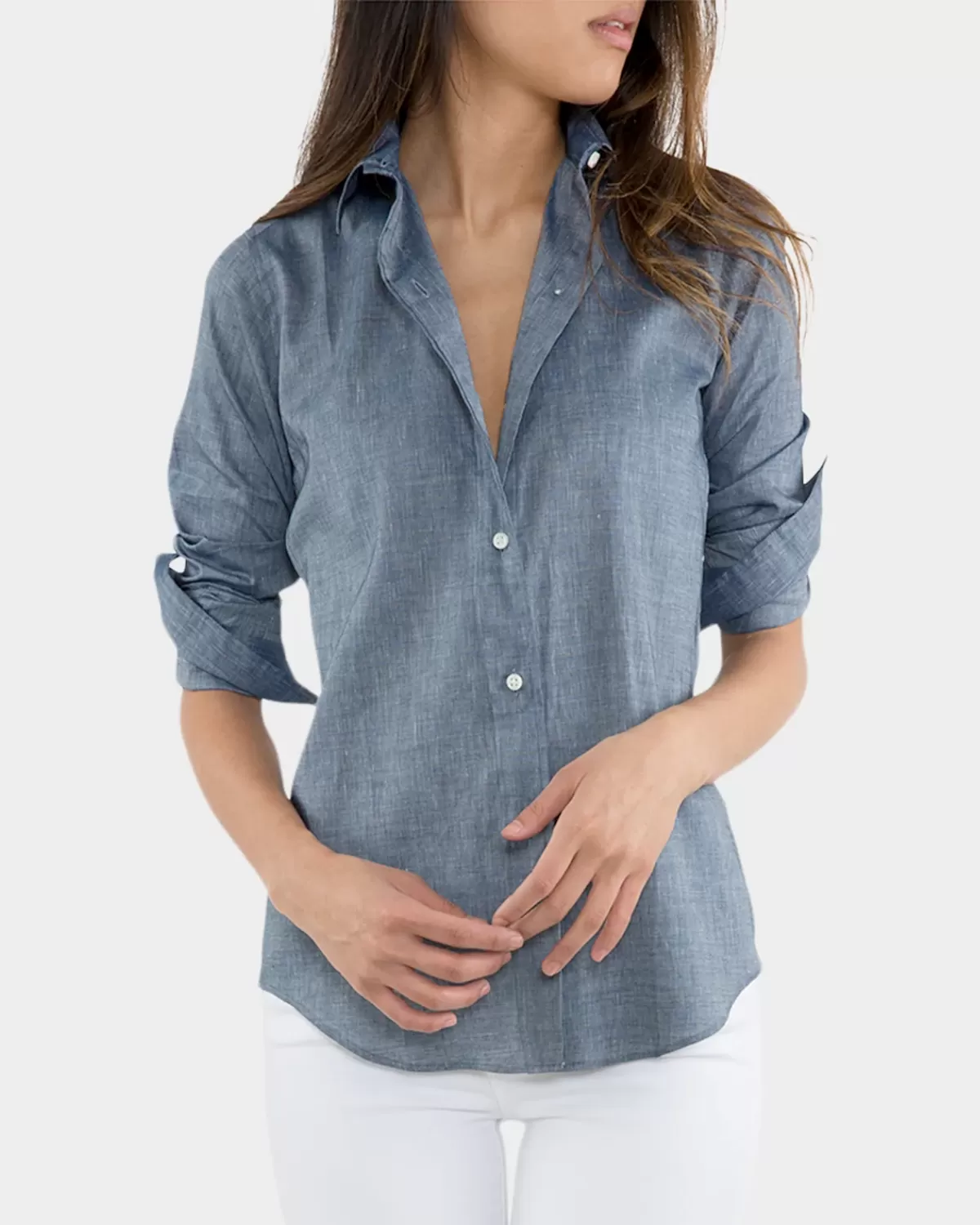 Icon Shirt (Blue Cotolino Chambray)