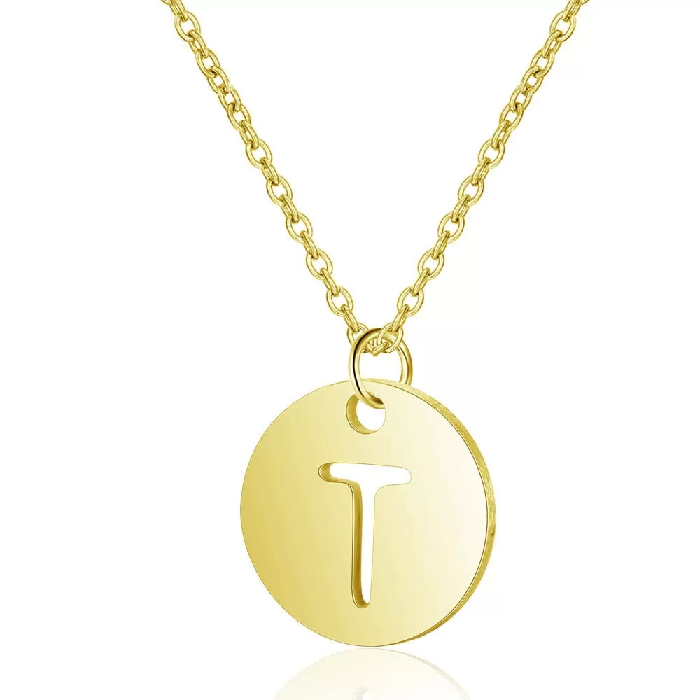 Initial Necklace Gold (A-Z)