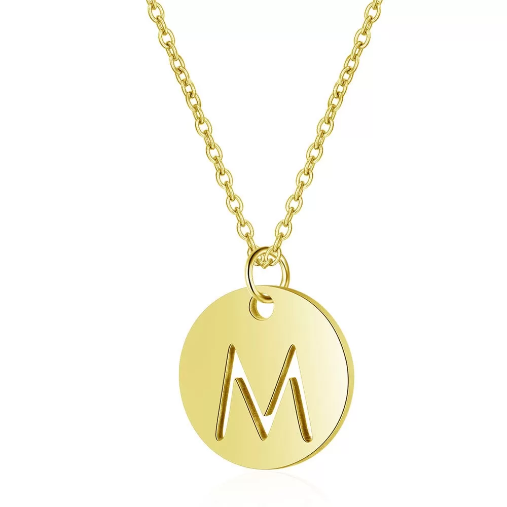 Initial Necklace Gold (A-Z)