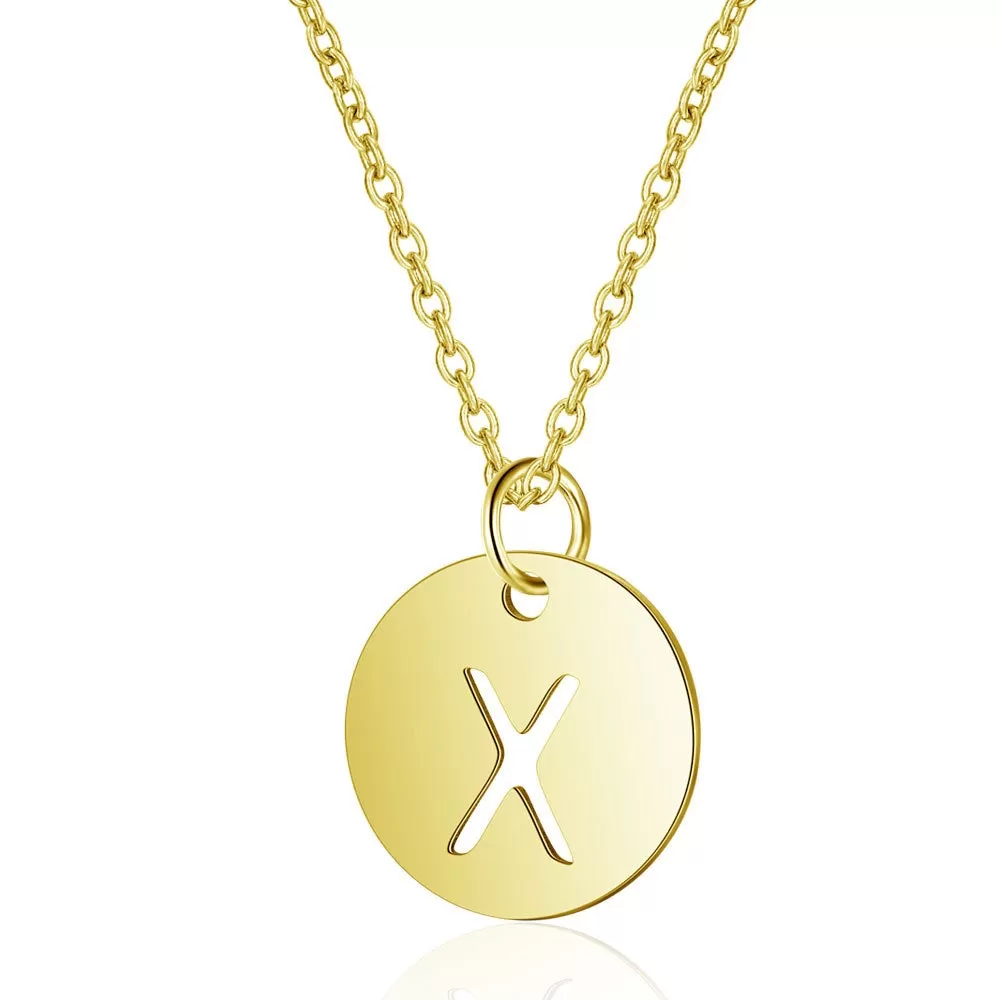 Initial Necklace Gold (A-Z)