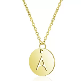 Initial Necklace Gold (A-Z)