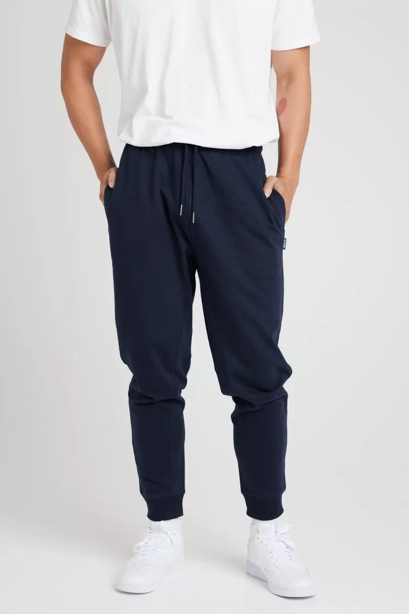 INSPORT MEN'S BOSTON SLIM FIT NAVY TRACKPANTS