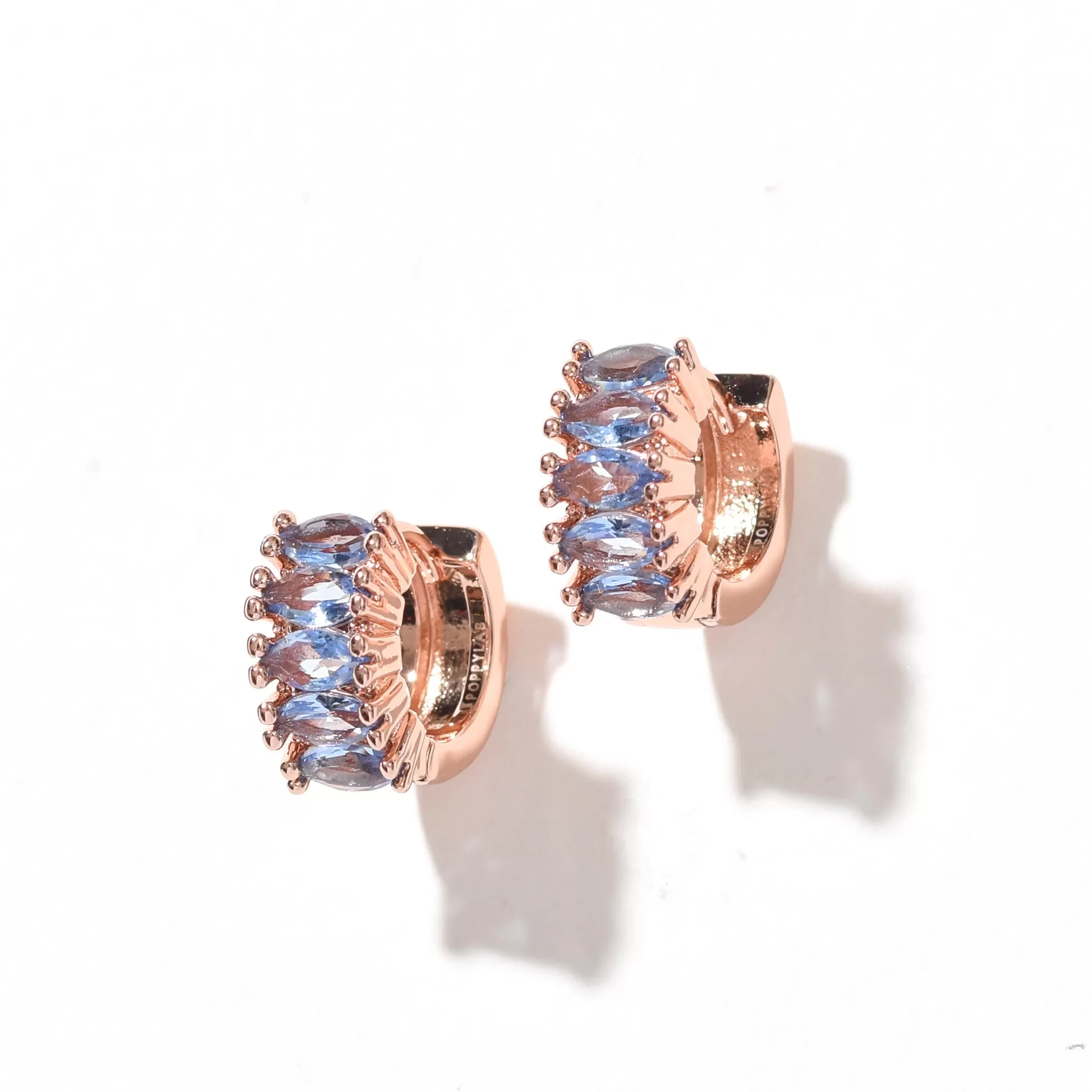 Jada Hoops | Frost Rose Gold