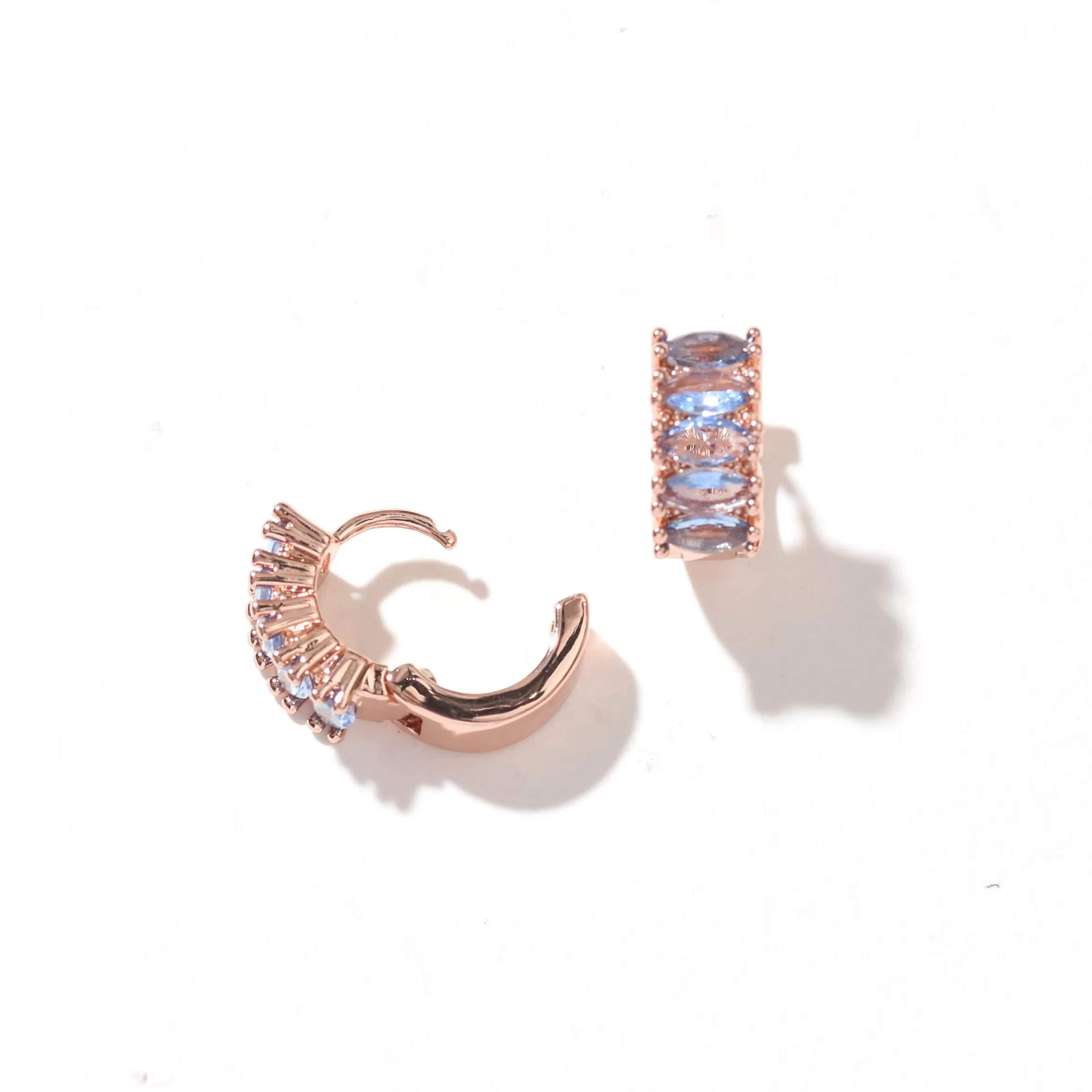 Jada Hoops | Frost Rose Gold