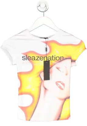 Jaded London Multicoloured Graphic Baby Tee UK XS