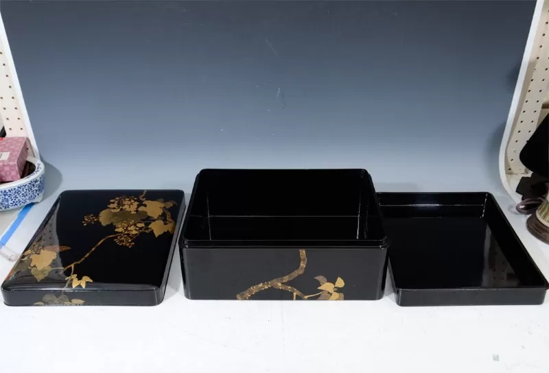 Japanese Box in Black Lacquer