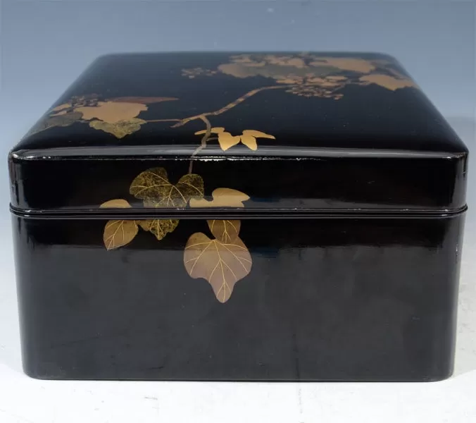 Japanese Box in Black Lacquer