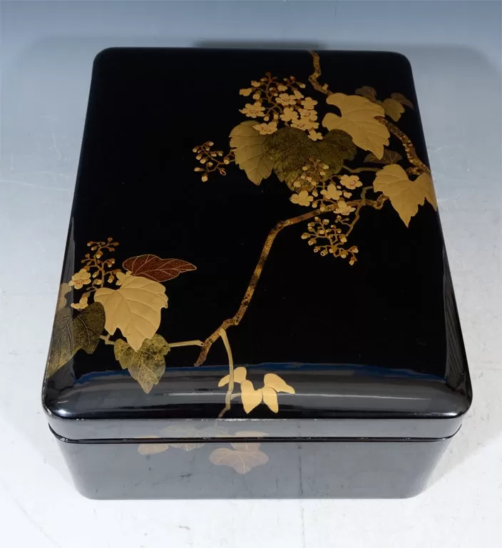 Japanese Box in Black Lacquer