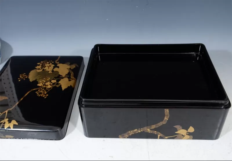 Japanese Box in Black Lacquer