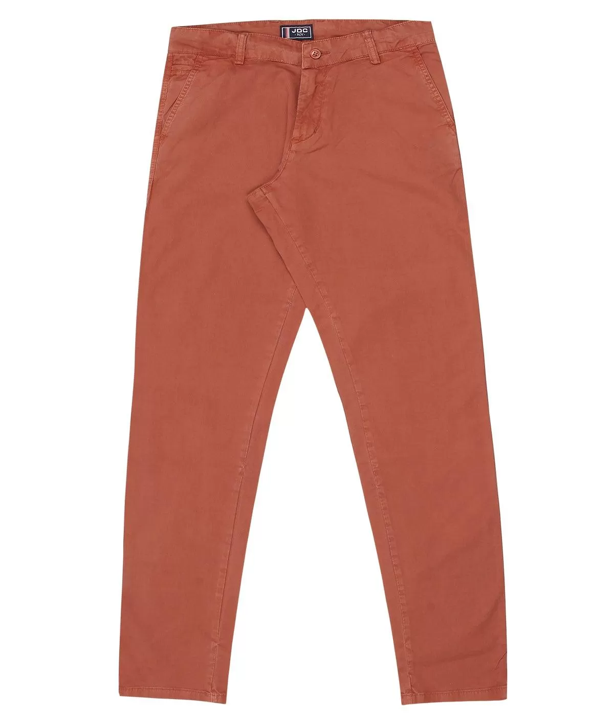 JDC Boy's Brown Solid Trouser