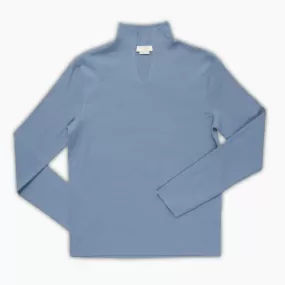 Joel long sleeved jumper with buttonless opening