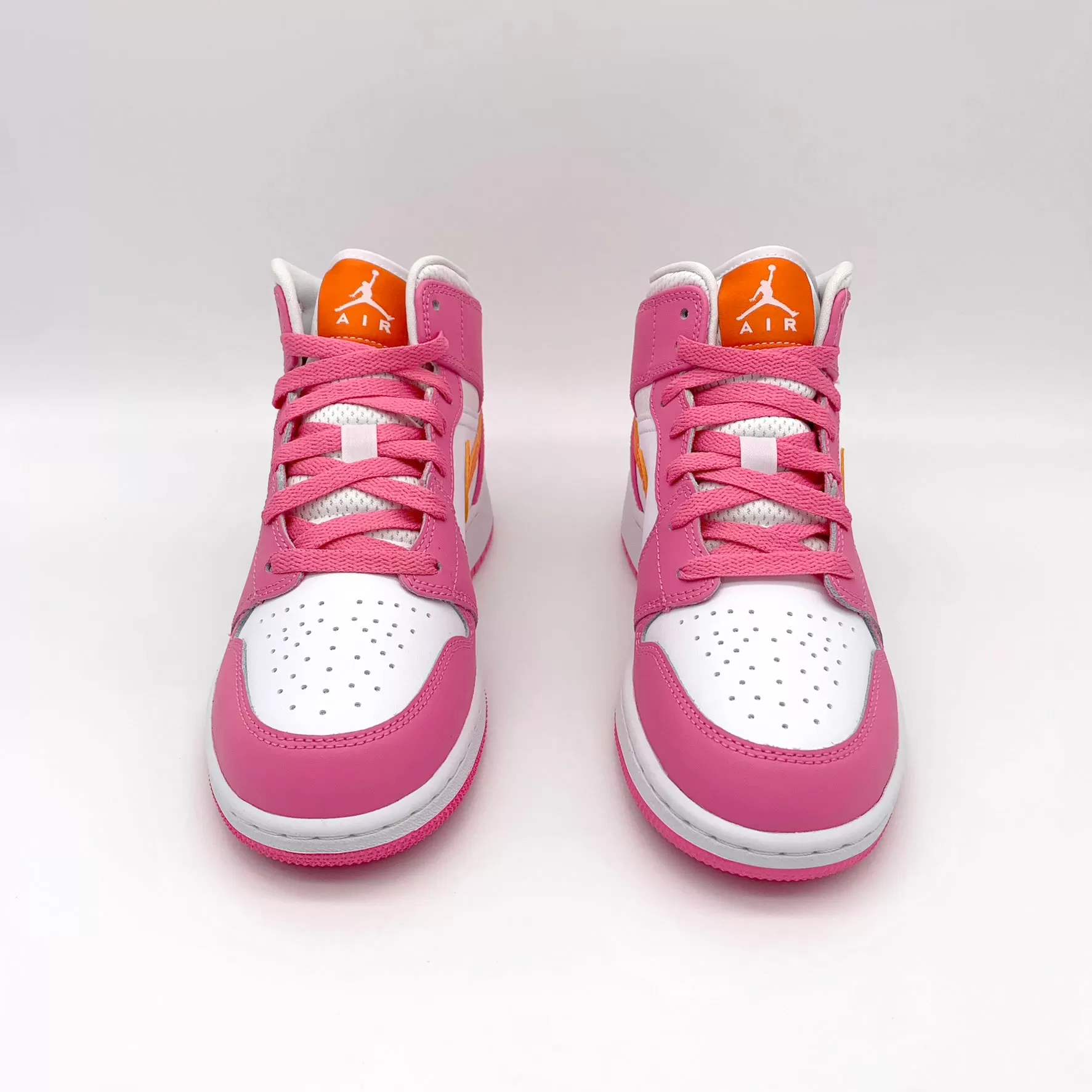 Jordan 1 Mid Pinksicle Safety Orange