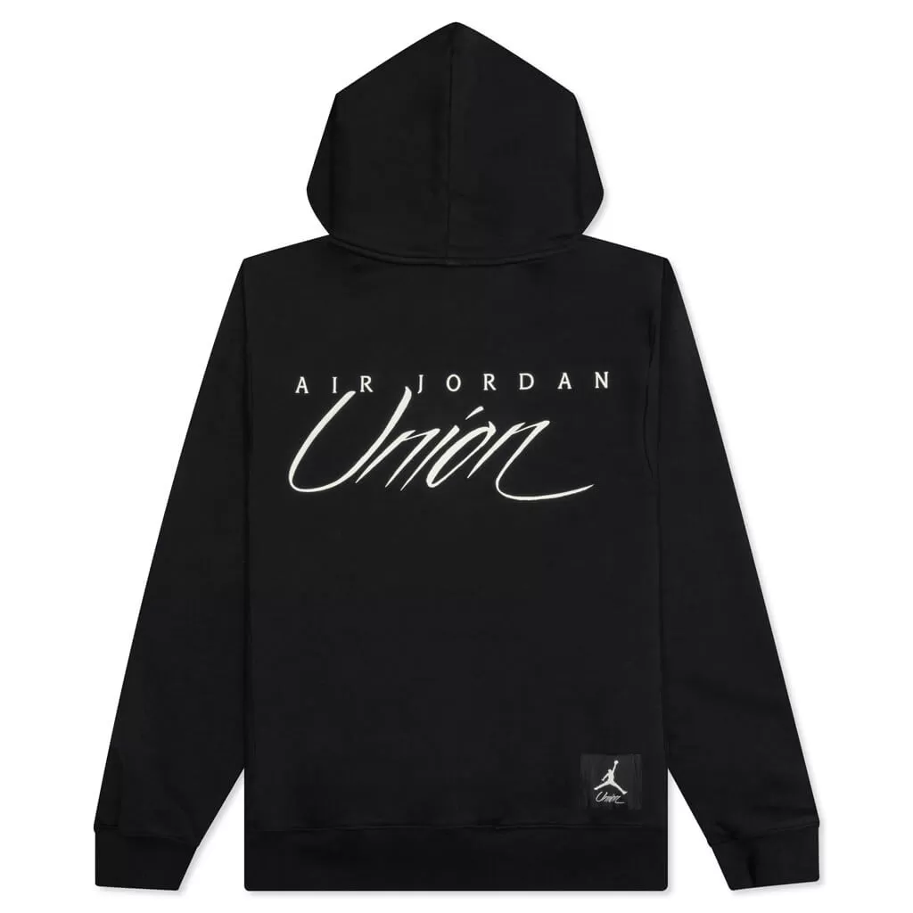 Jordan x Union Fleece Hoodie - Black/Coconut Milk