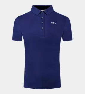 LADIES ATHENS SHORT SLEEVED POLO NAVY