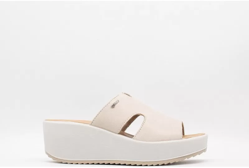 Ladies IGI & Co Sandals Cream Mule Chunky Platform 5668611 sale