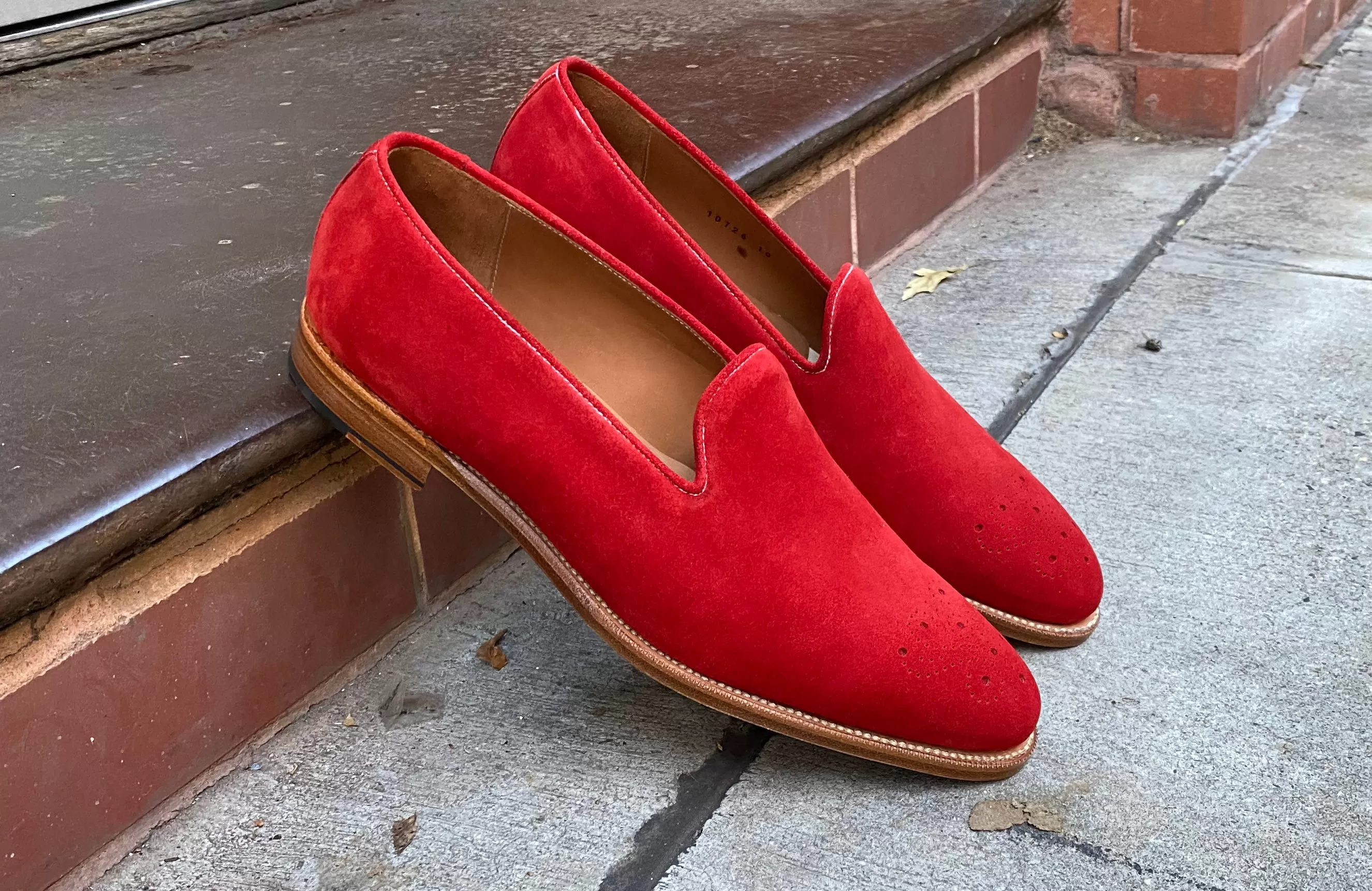 Laurelhurst - MTO - Red Suede - TMG Last - Natural Sole