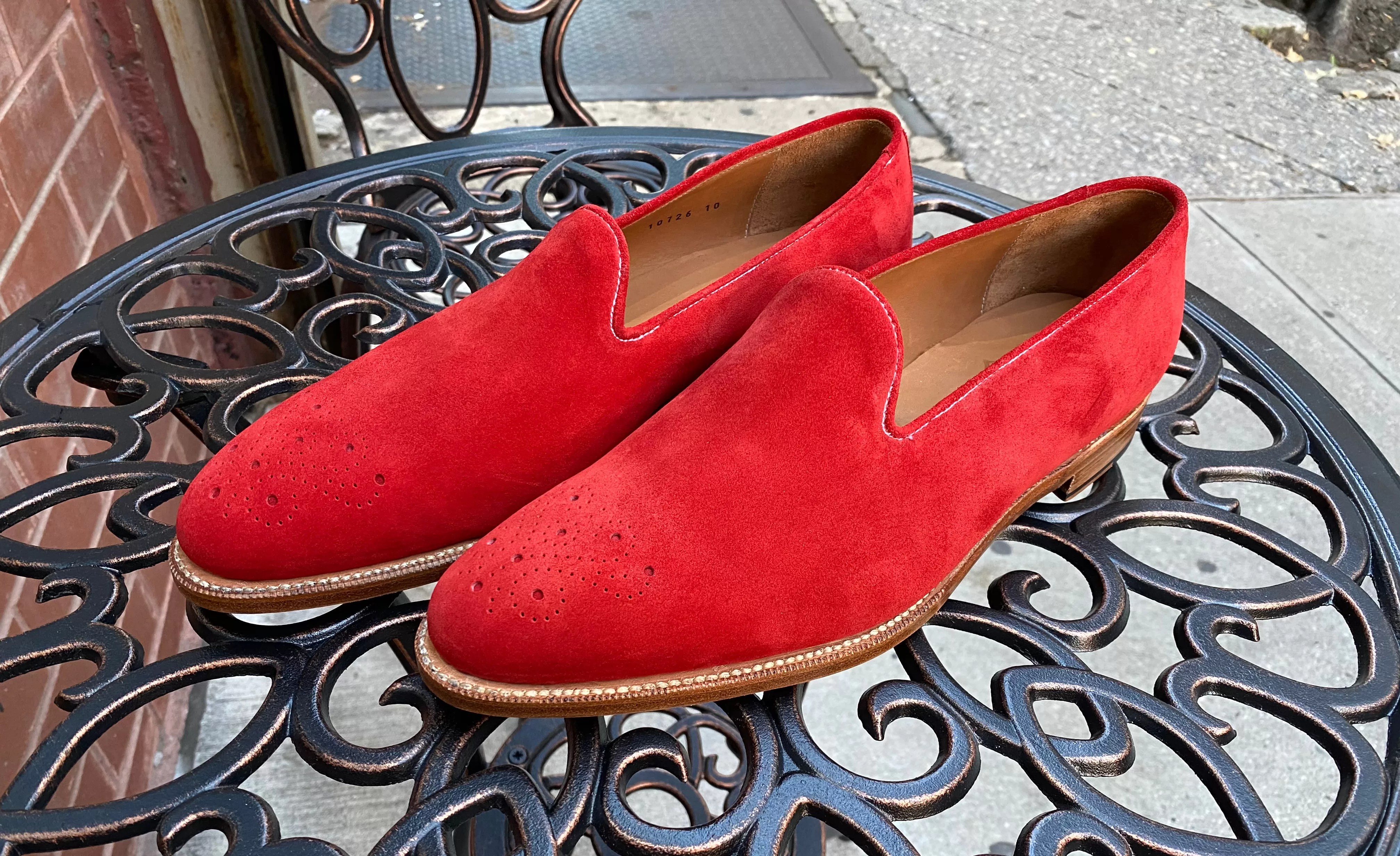 Laurelhurst - MTO - Red Suede - TMG Last - Natural Sole