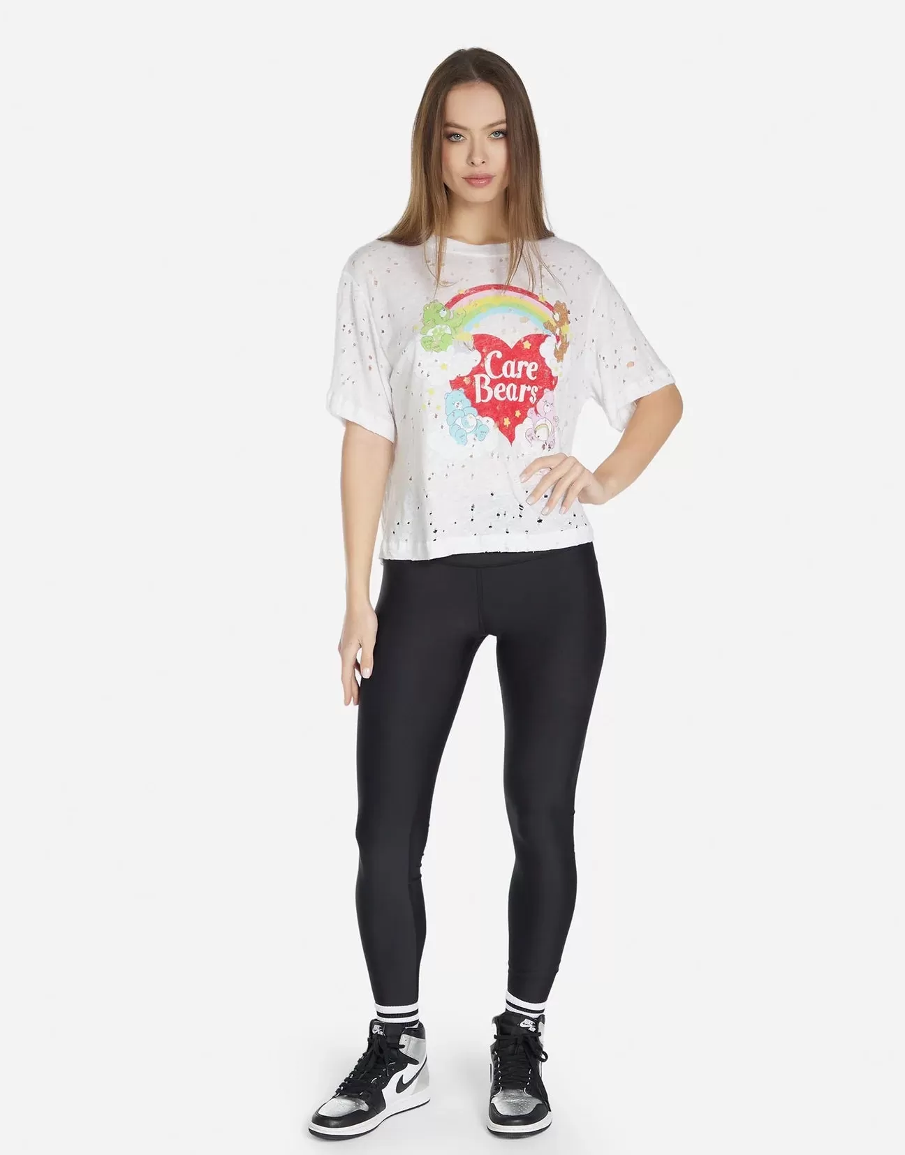 Lauren Moshi Rue Care Bears Crop Boxy T-Shirt