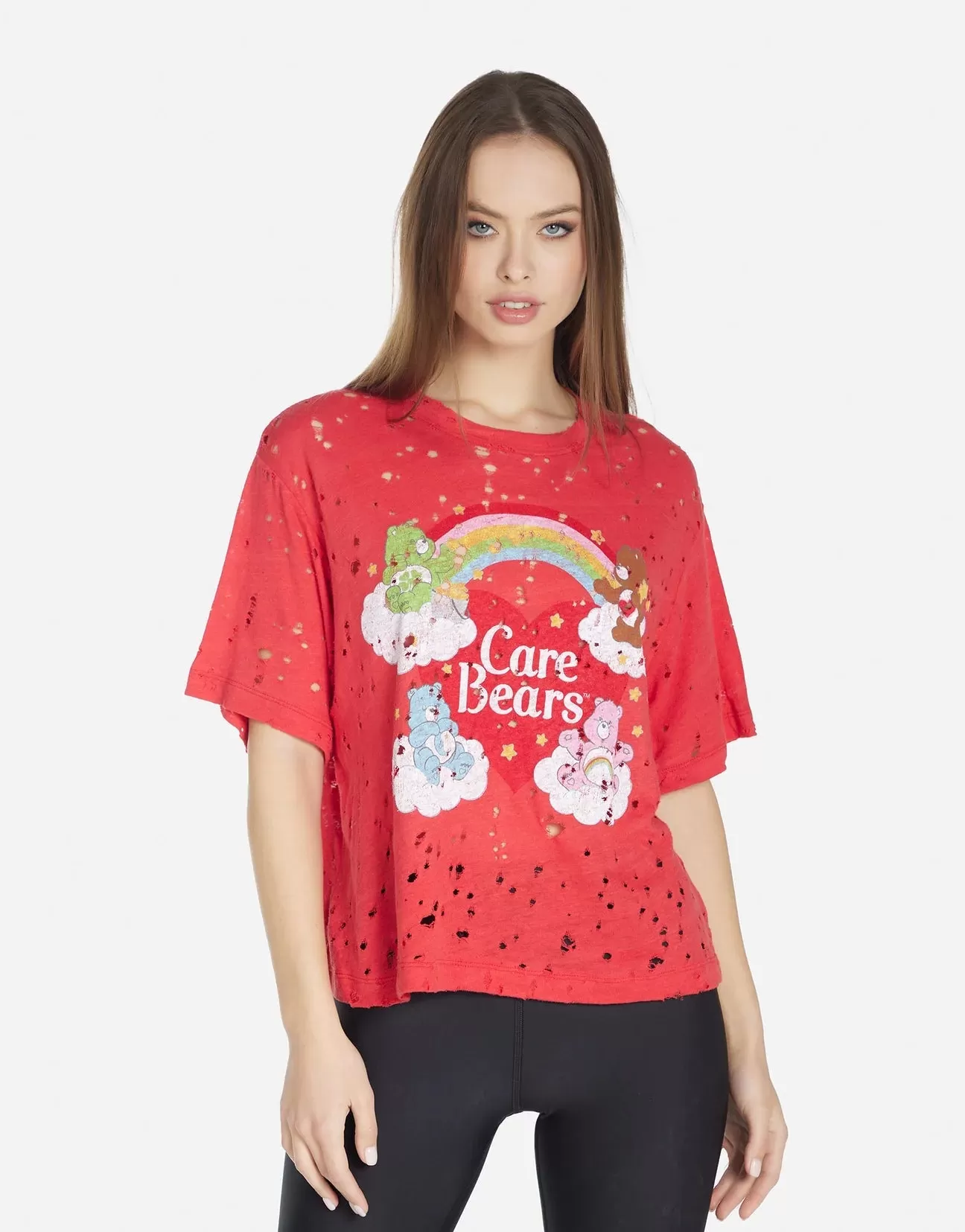 Lauren Moshi Rue Care Bears Crop Boxy T-Shirt