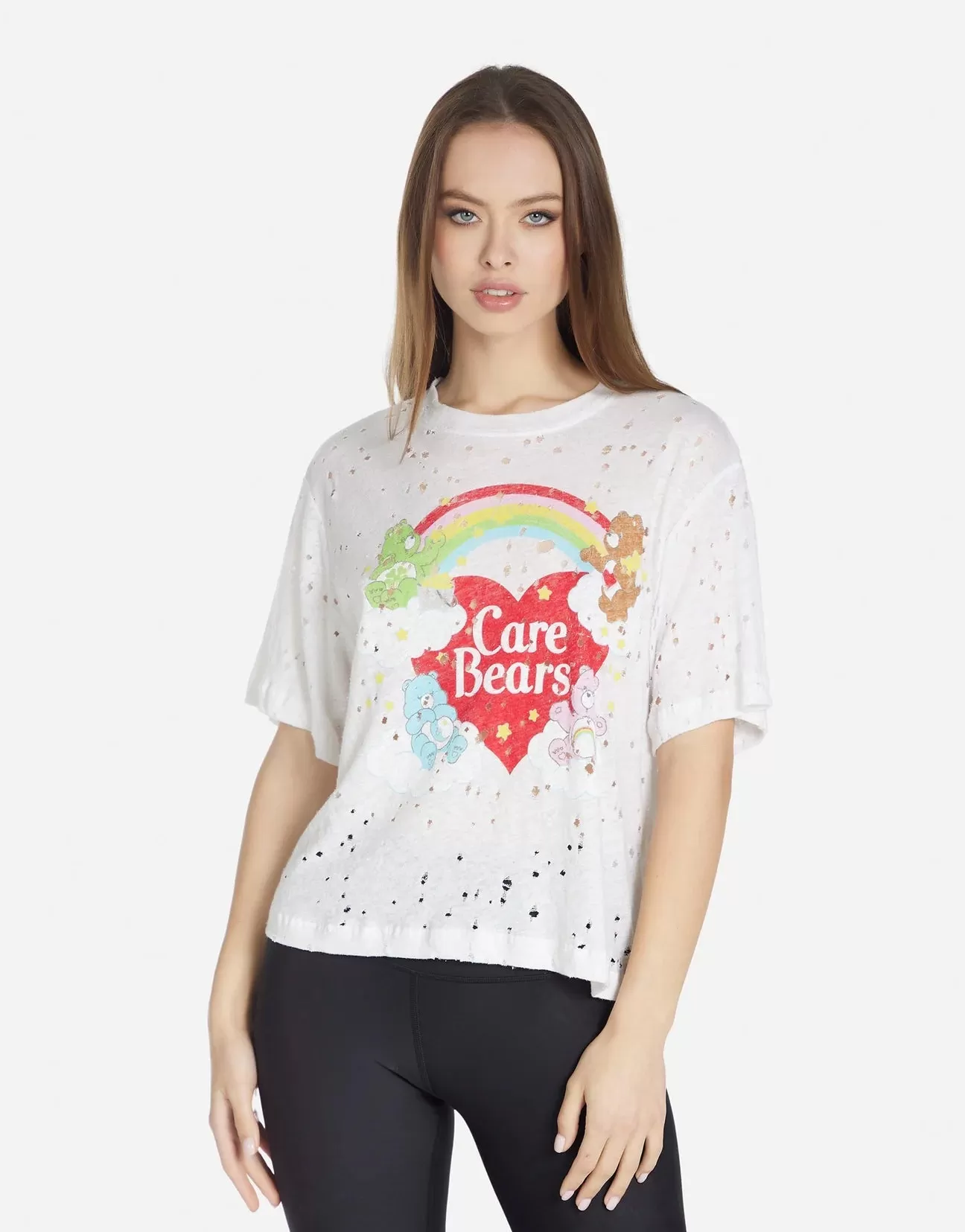 Lauren Moshi Rue Care Bears Crop Boxy T-Shirt