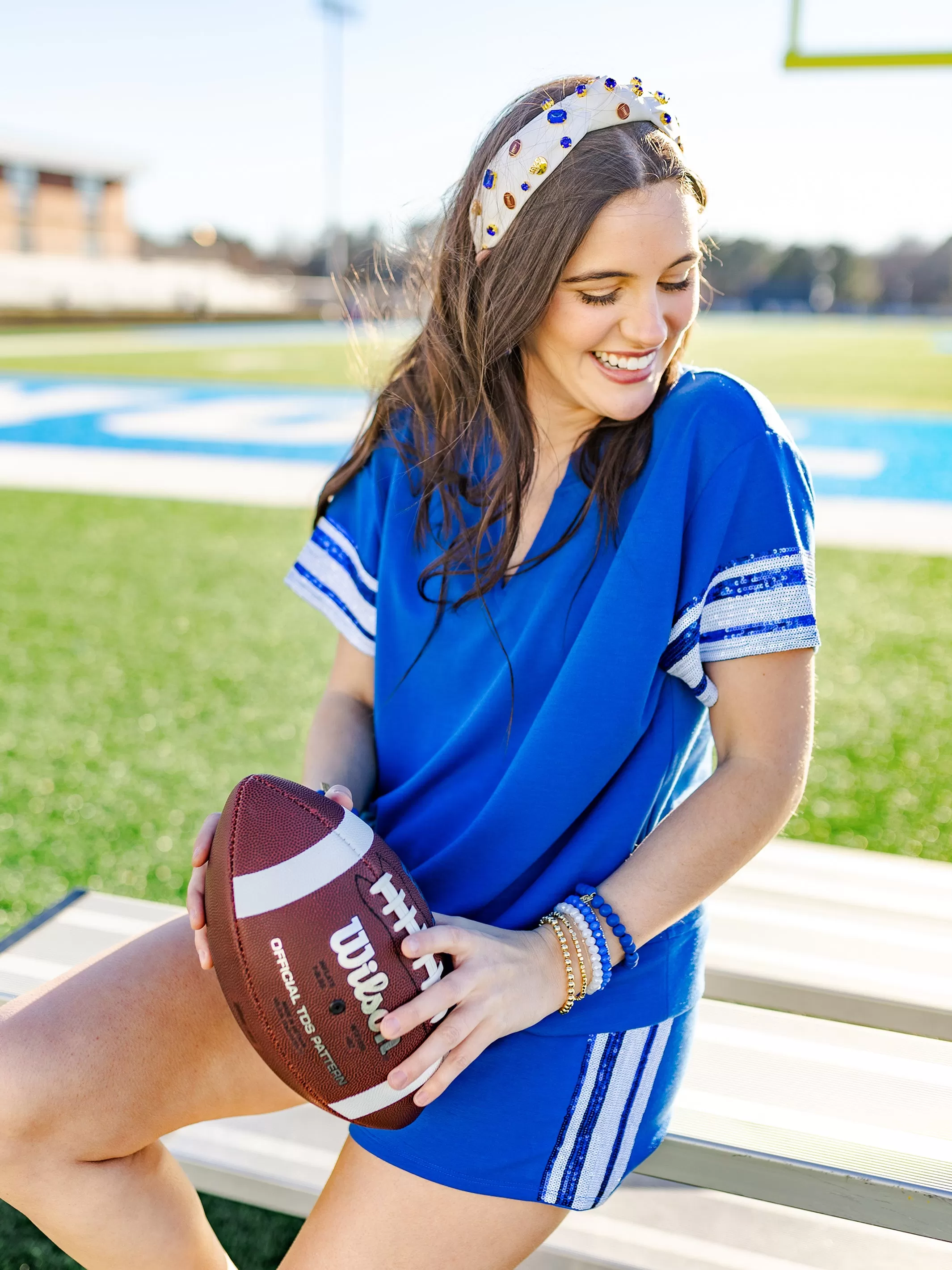 Lauren Shorts | Blue   White