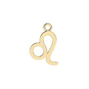 Leo Zodiac Charm | 10k Yellow Gold