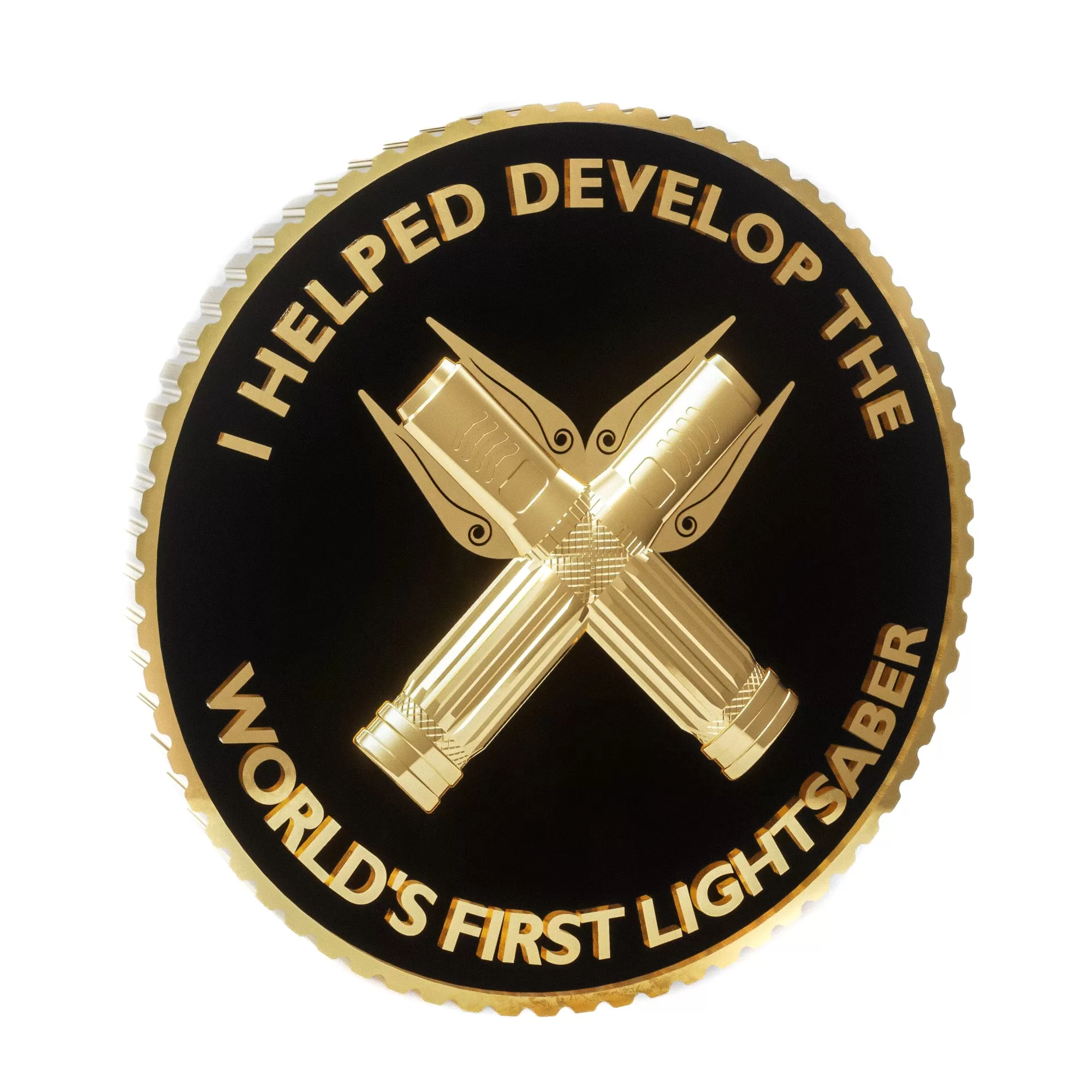 Lightsaber Challenge Coin