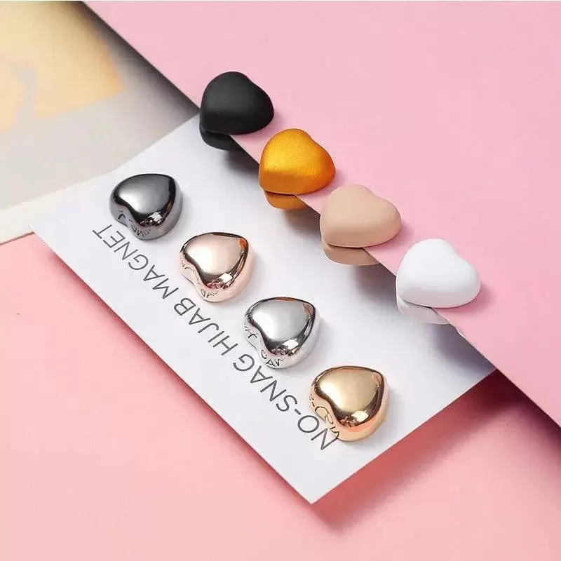 MAC002 Safe Macaron color Hijab Brooch, Strong Metal Brooches, 8 pcs brooches