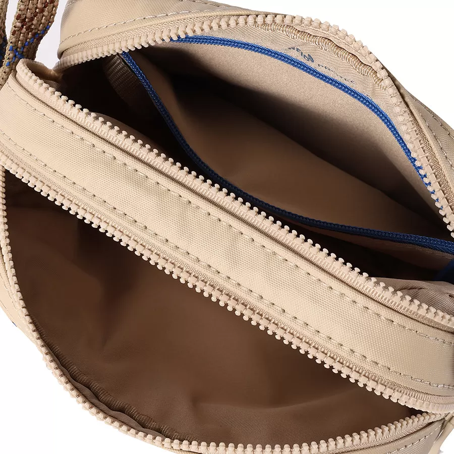 MAIA CROSSBODY RFID - CREASED SAFARI BEIGE