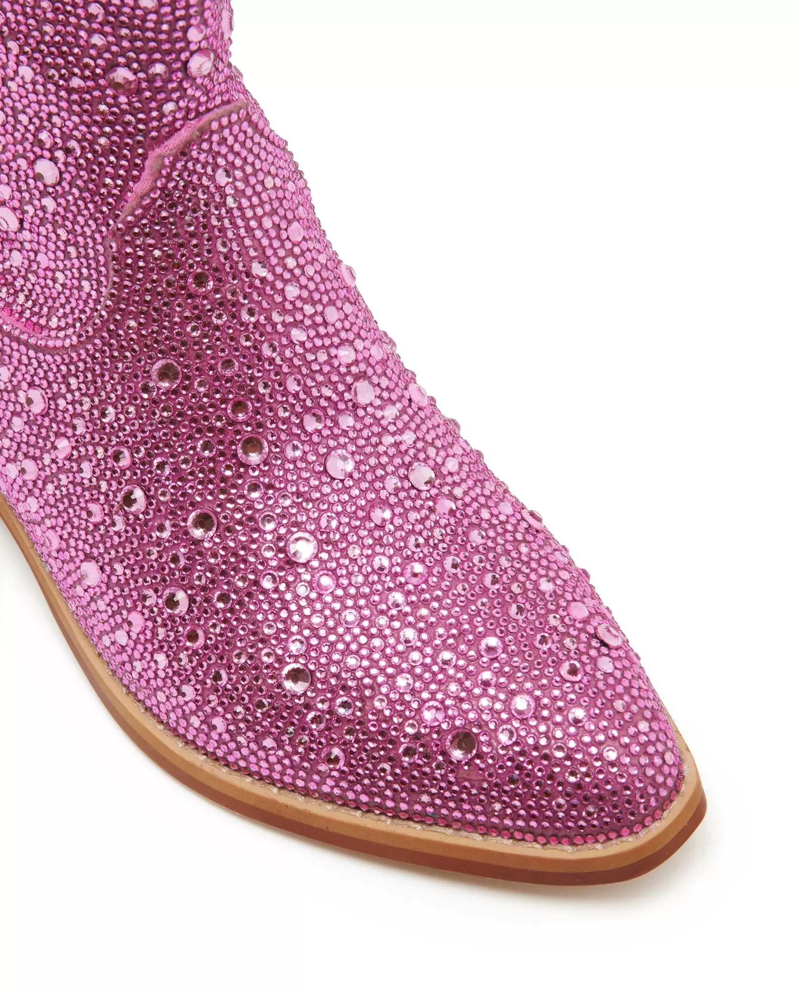 Majesty Cowboy Boot Pink Rhinestones