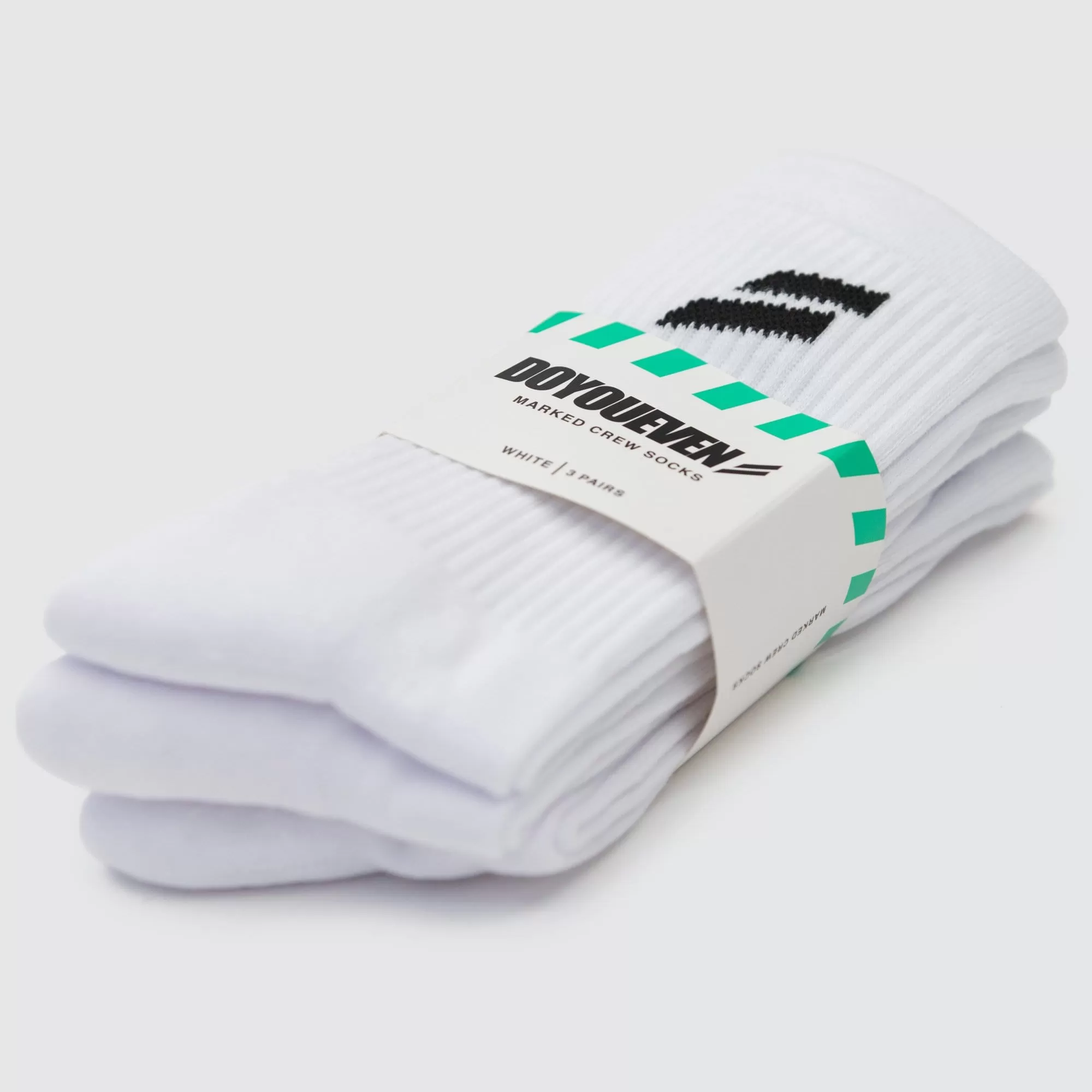 Mark Crew Socks 3pk - White