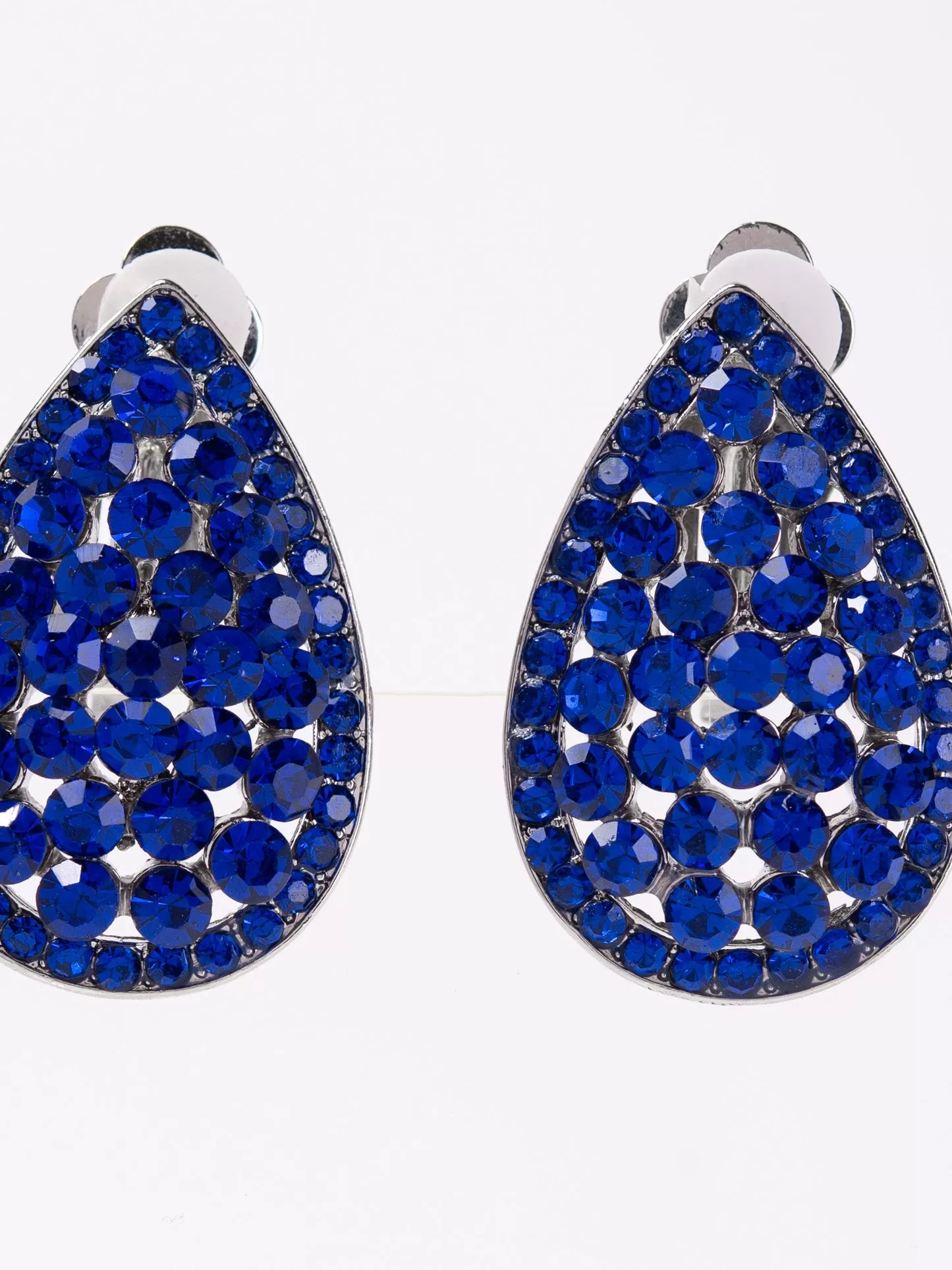 Melinda Rhinestone Clip-On Earrings