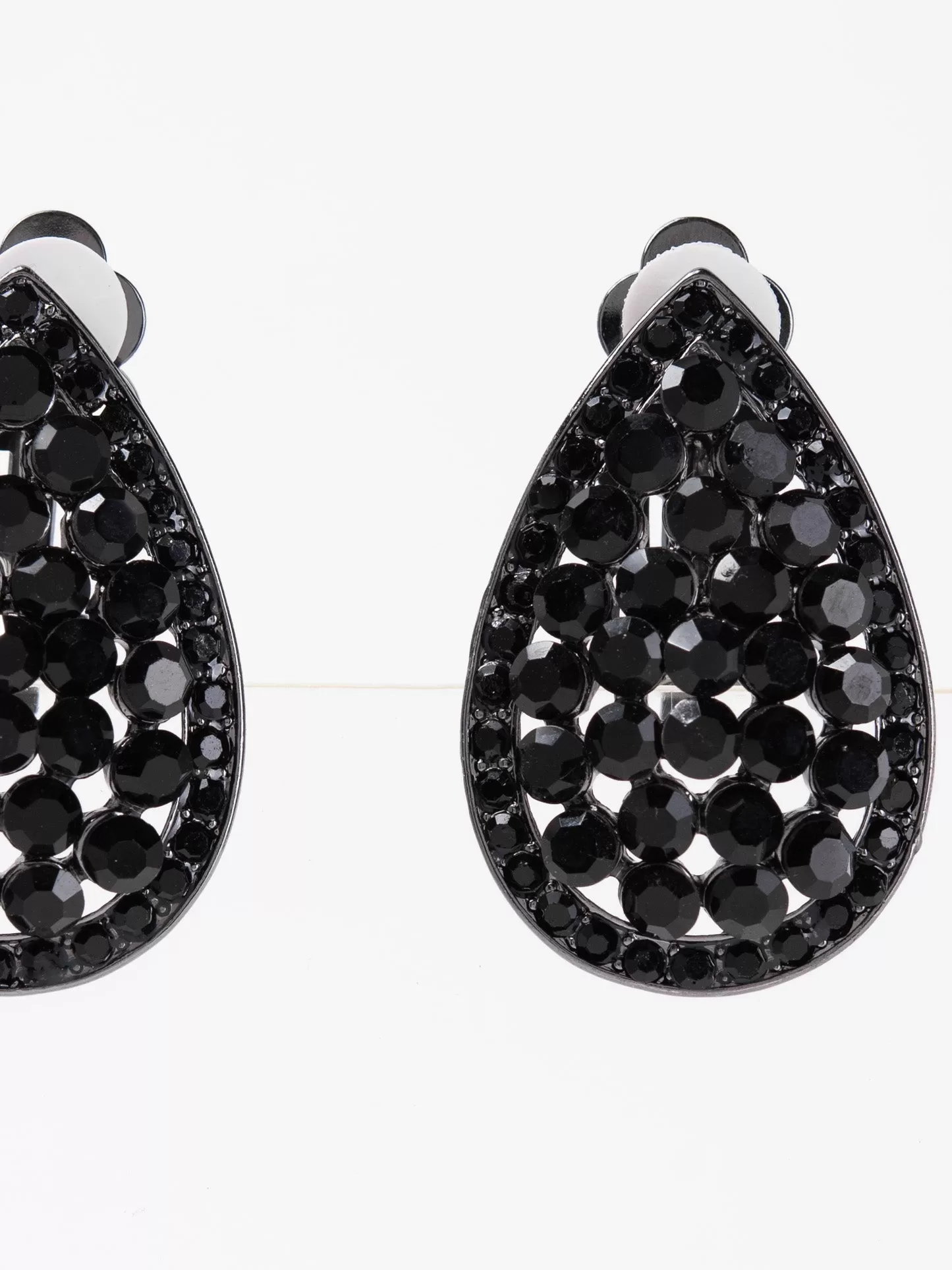 Melinda Rhinestone Clip-On Earrings