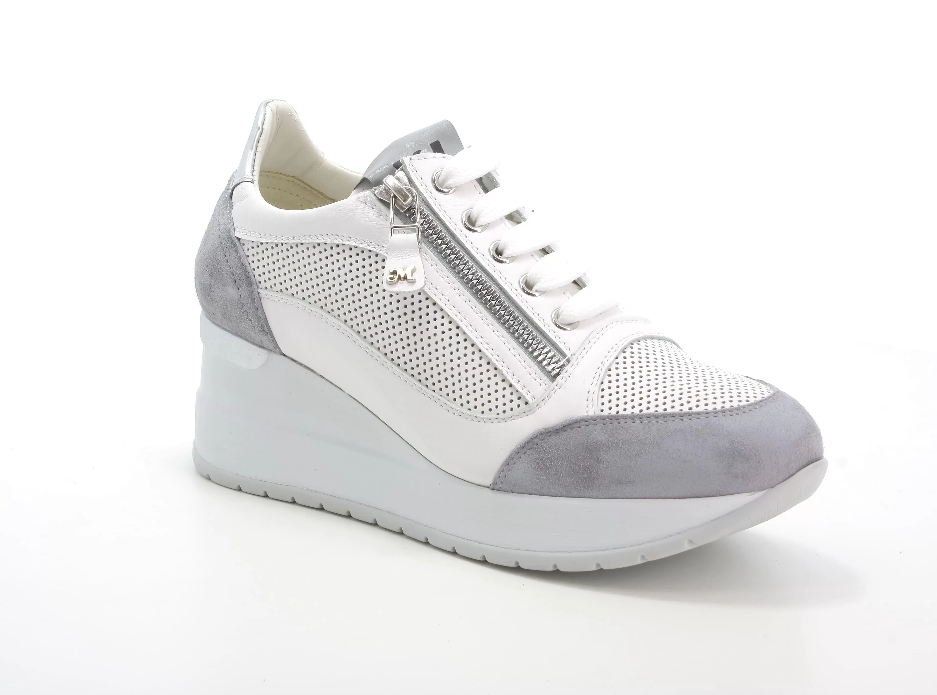 Melluso scarpe basse donna con zip in pelle