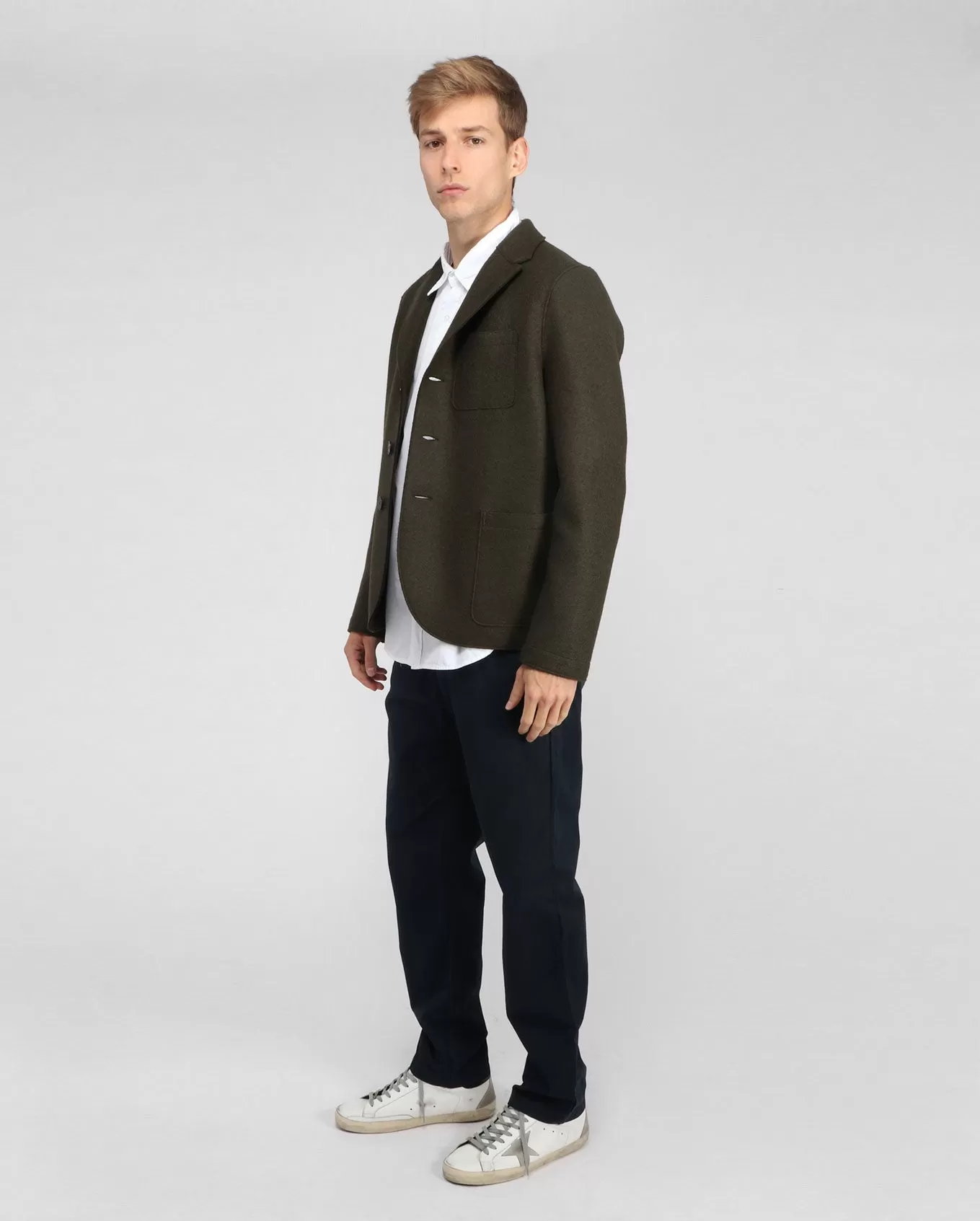 MEN'S TWILL EASY CHINO / NAVY