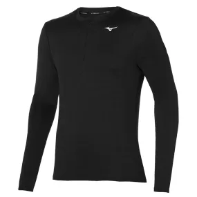 Mizuno Impulse Core LS Half Zip racing jersey J2GA153509 black 