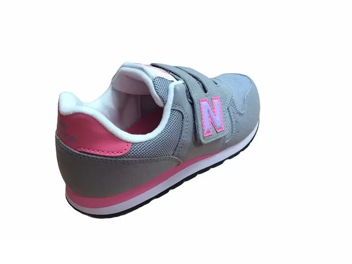 New Balance girls' sneakers KV373FLY gray pink