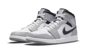 Nike Air Jordan 1 Mid Light Smoke Grey (GS)